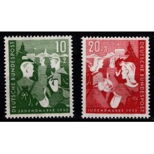 1952 - Vesttyskland - AFA 1117-18 - Frimærke - Postfrisk.